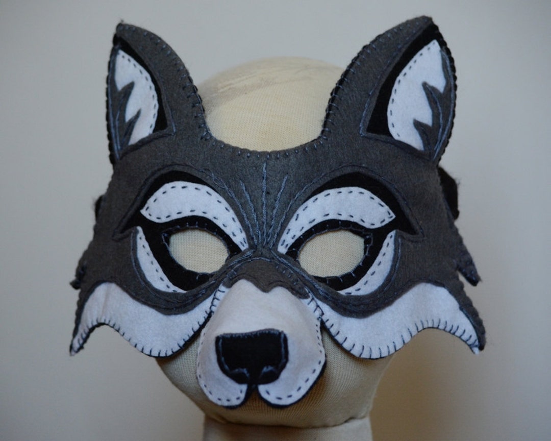 how to make a wolf therian paper mask! super easy and effective. also , DIY Wolf Mask