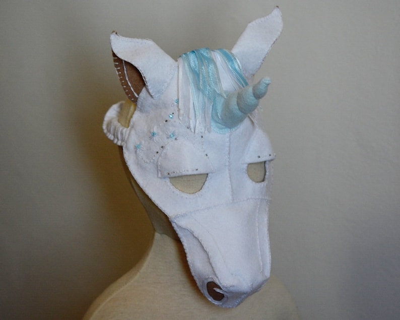 Unicorn Mask PDF Pattern image 1