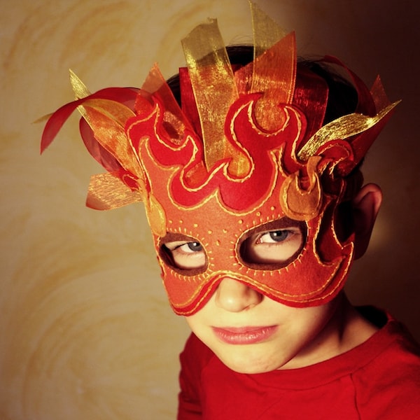 Fire Mask PDF Pattern