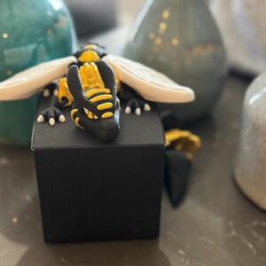 Articulated Bee Dragon – Cinderwing3D Authorized Seller, Silk Gold Fidget Toy