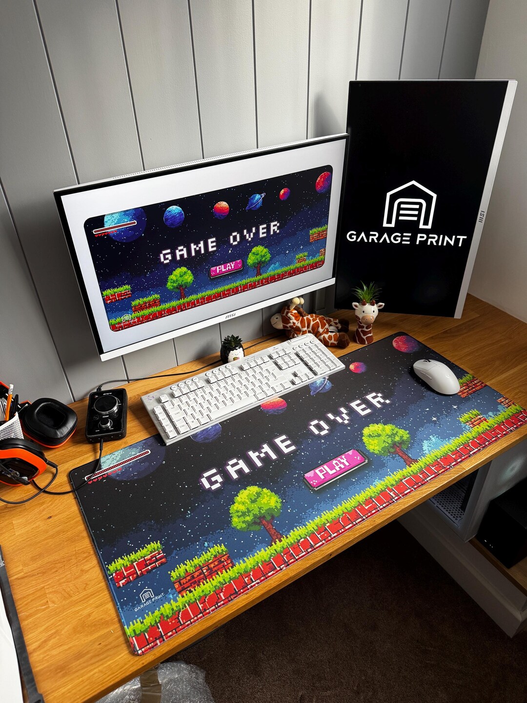 Over Pad The Space Game Over Pad - 90cm X40cm - Etsy UK