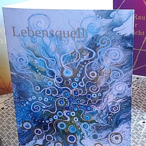 Geschenk Grußkarte "Lebensquell" Channeling, Besondere Karten