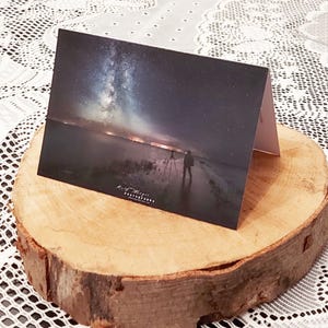 Biglietto d'auguri "Quando le stelle guardano il cielo" Channeling, Biglietto speciale