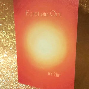 Grußkarte "Es ist ein Ort in dir" Channeling, Besondere Karte