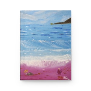 Ocean Sunset Hardcover Journal | Inspirational Beach Notebook, Travel Planner, Unique Gift for Writers, Artists, Nature Lovers