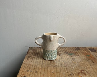 Handmade Ceramic Stoneware Pot, Ceramic Candle Holder , Handmade Pottery, Home Decor, Flower Vase