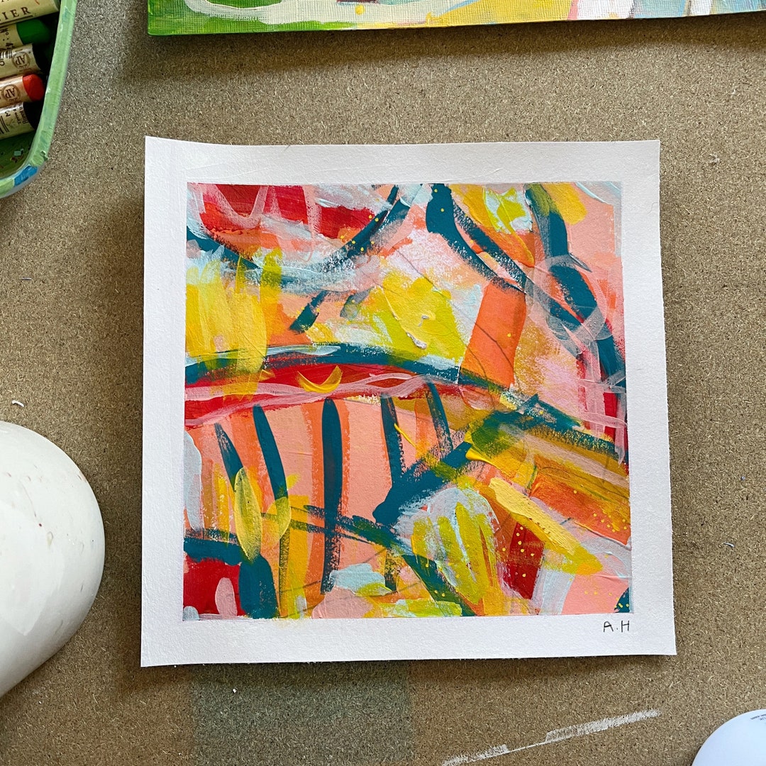 Original Abstract Painting Landscape Painting Art for the Home Wall Art