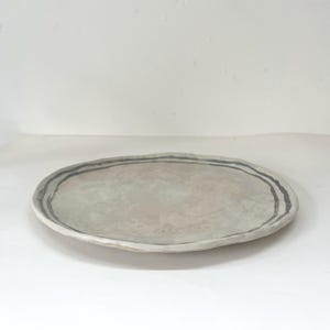 Ceramic Stoneware Plate, Dinner Plate Large Plate, Centre Piece, Dinnerware Handmade Pottery