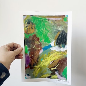 Abstract Painting Original Abstract Art Mixed Media Painting Colorful Painting