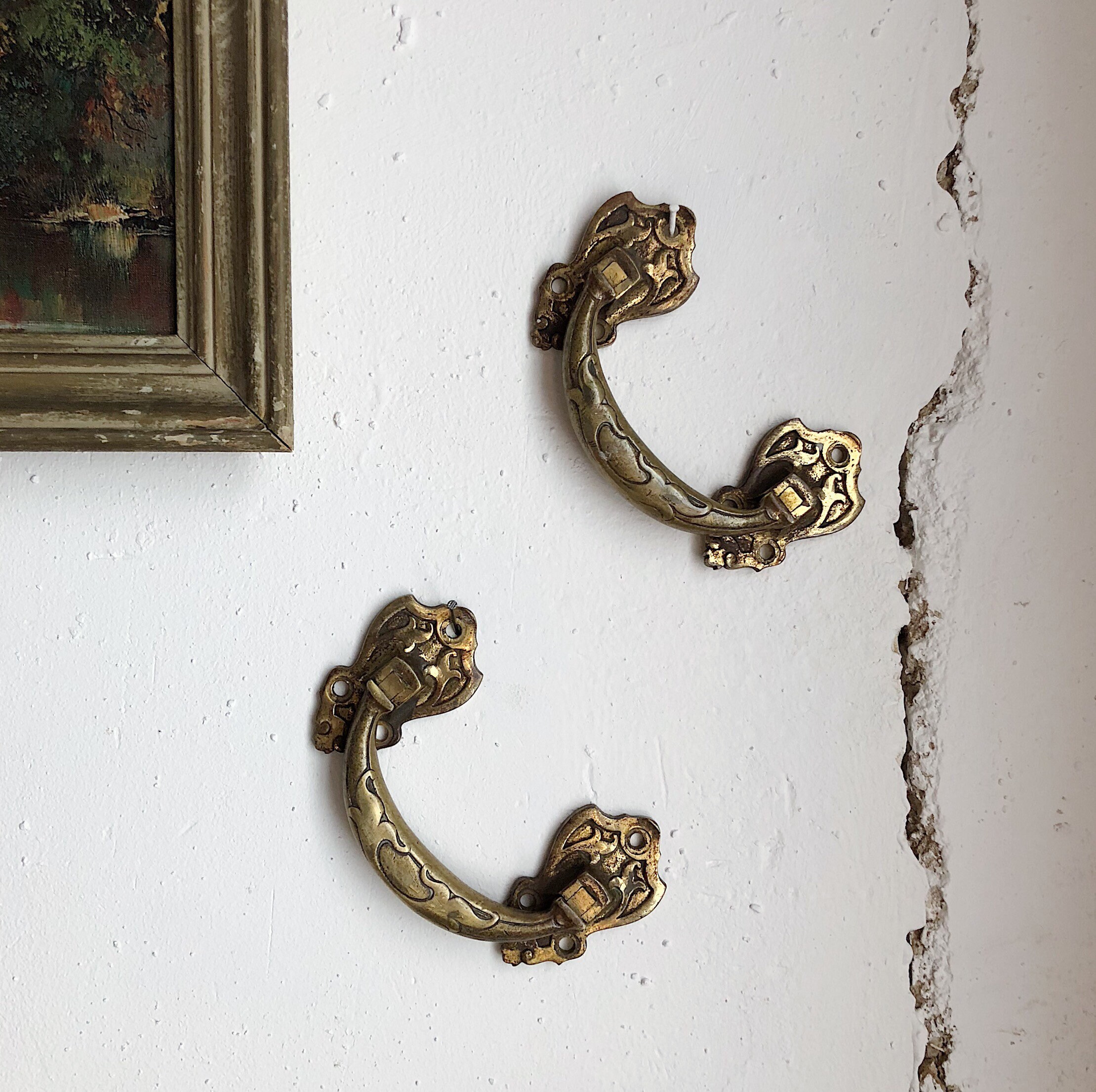 Antique French Handles Brass Handles Antique Drawer Handles