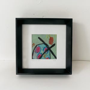 Abstract Painting Original Abstract Art Mixed Media Painting Colorful Painting Framed Art