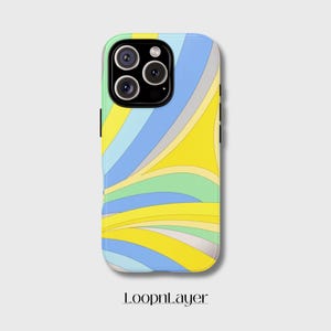 Retro Swirl iPhone Case