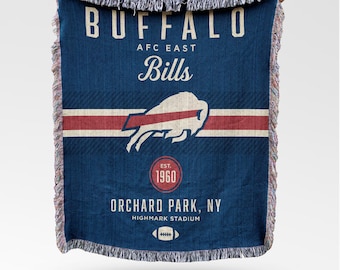 Buffalo Bills Vintage-Styled Woven Blanket
