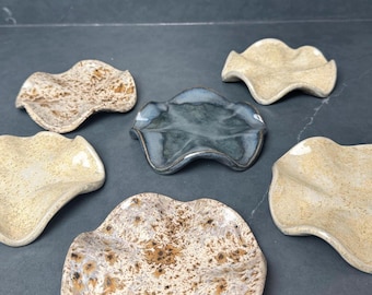 Wavy Trinket Dish | Handmade Ceramic Catch All