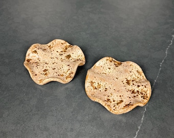 Mini Speckled Wavy Trinket Dishes