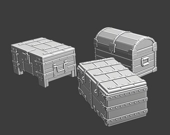 Miniaturas de las Cruzadas del Norte 3 Escudos de tesoros medievales Accesorios de escenografía para DnD 28 mm +
