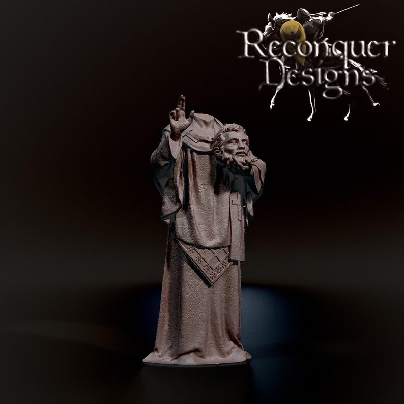 Reconquer Designs Miniatures Medieval St Valentine Statue Terrain ...