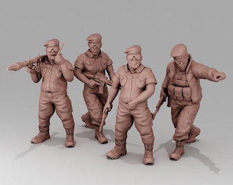 Figurines PMC Bravo 28-32 Mm Imprimées 3D Pour Wargaming Moderne - Neuf, Allemagne