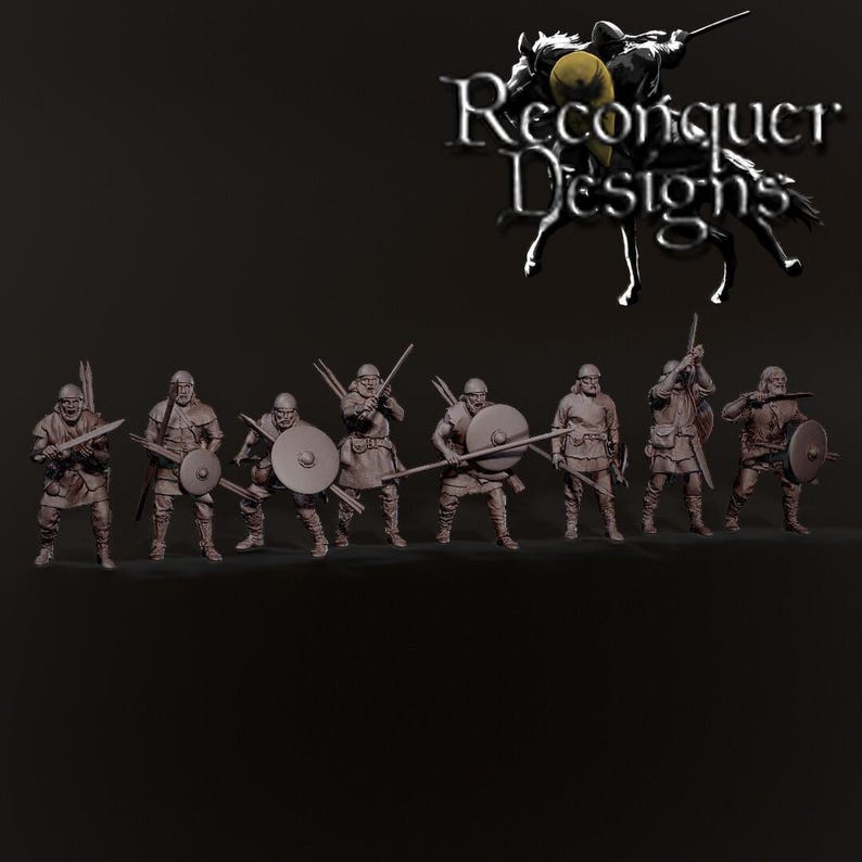 Reconquer Designs Miniatures Medieval Iberian Almogavers Infantry 8 ...
