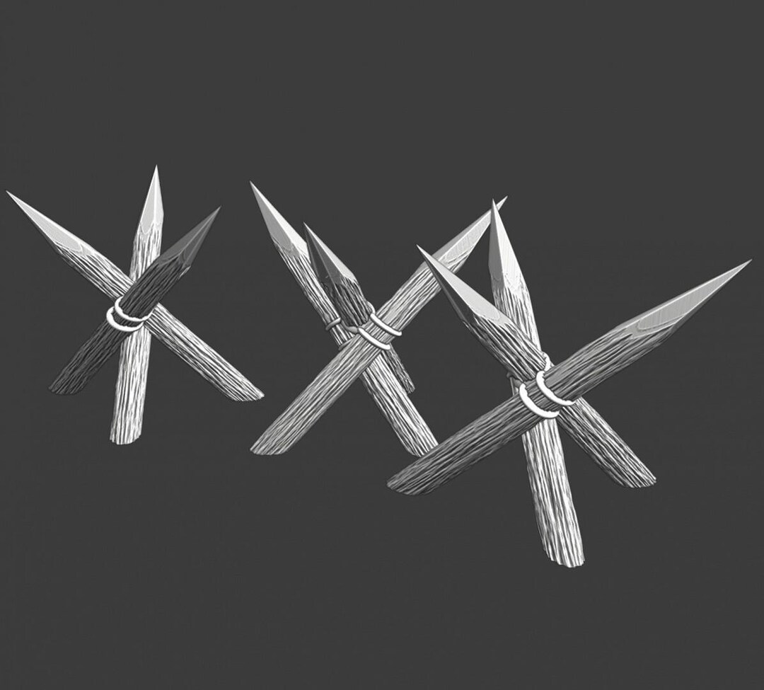 Northern Crusades Miniature Medieval Defense Anti Cavalry Stakes ...