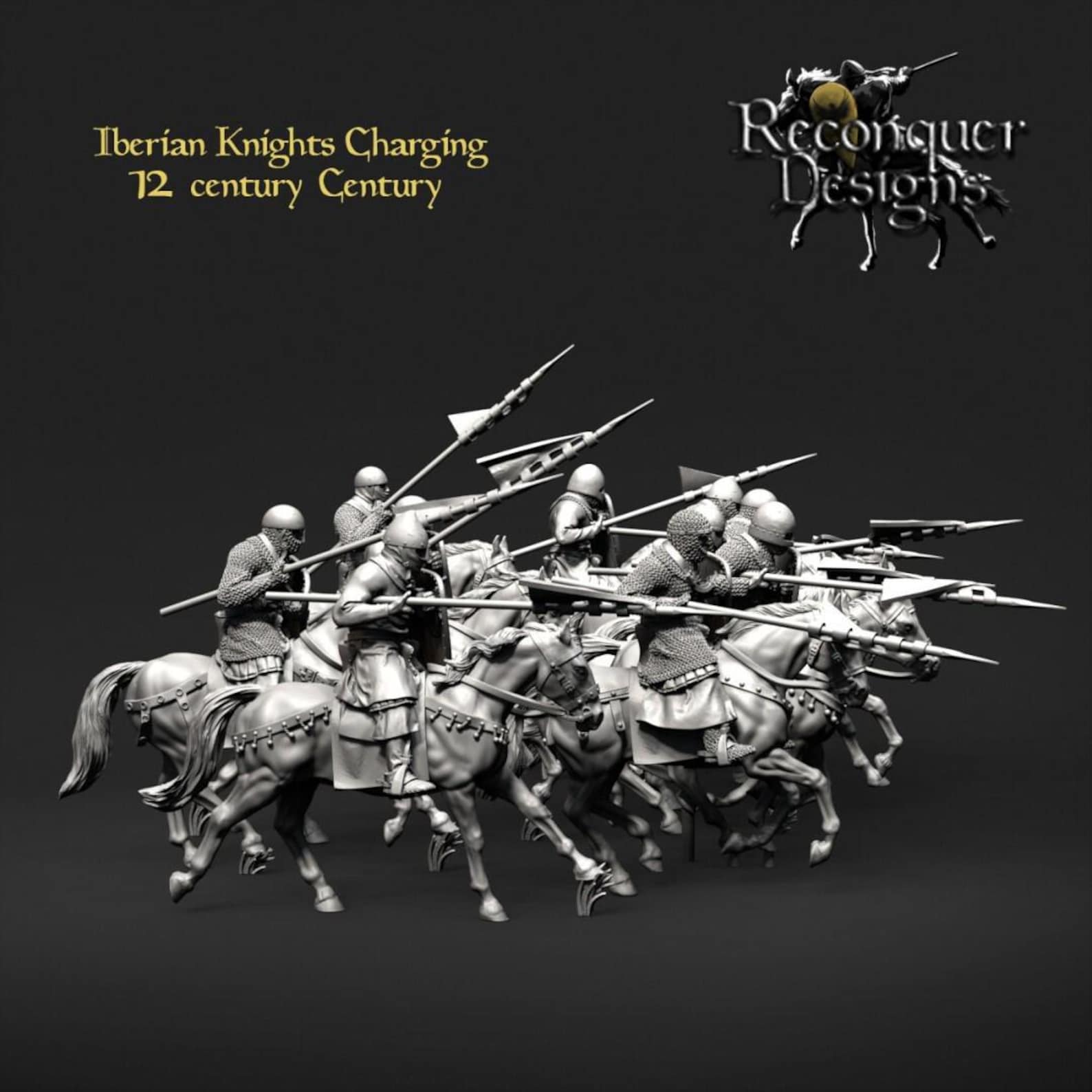 Reconquer Designs Miniatures Medieval 12th Century Iberian Knights ...