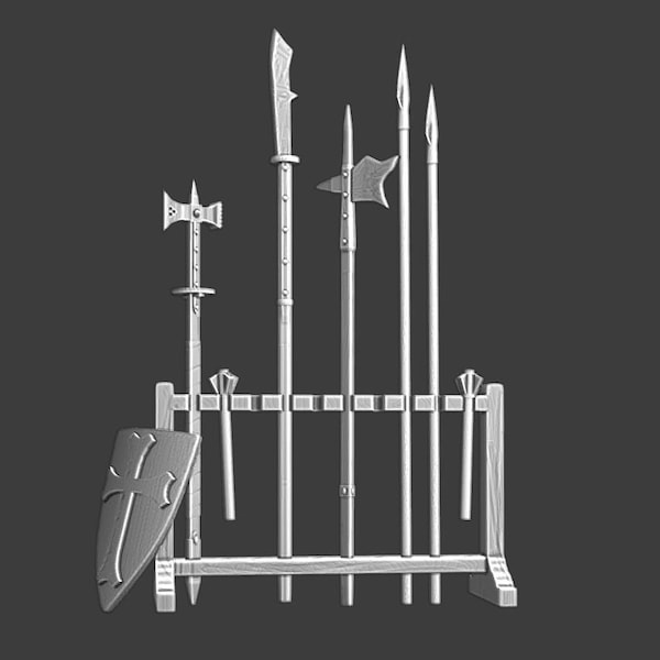 Triangle Frame Midieval Weapons Rack Northern Rack - Etsy