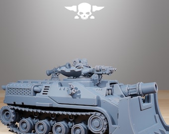 Socratis Vanguard Tank Kit, Station Forge Miniatures, Space Warriors, Legion, Grimdark Future, Alternative Sci-Fi Proxy, 3D Printed Resin