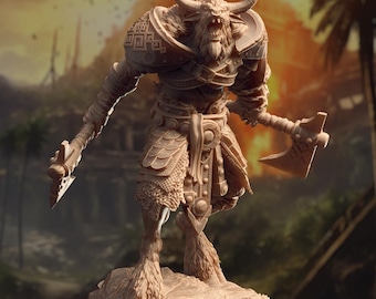 Minotaur Barbarian - Hannes Vyrios | DM Stash | Dnd | Fantasy