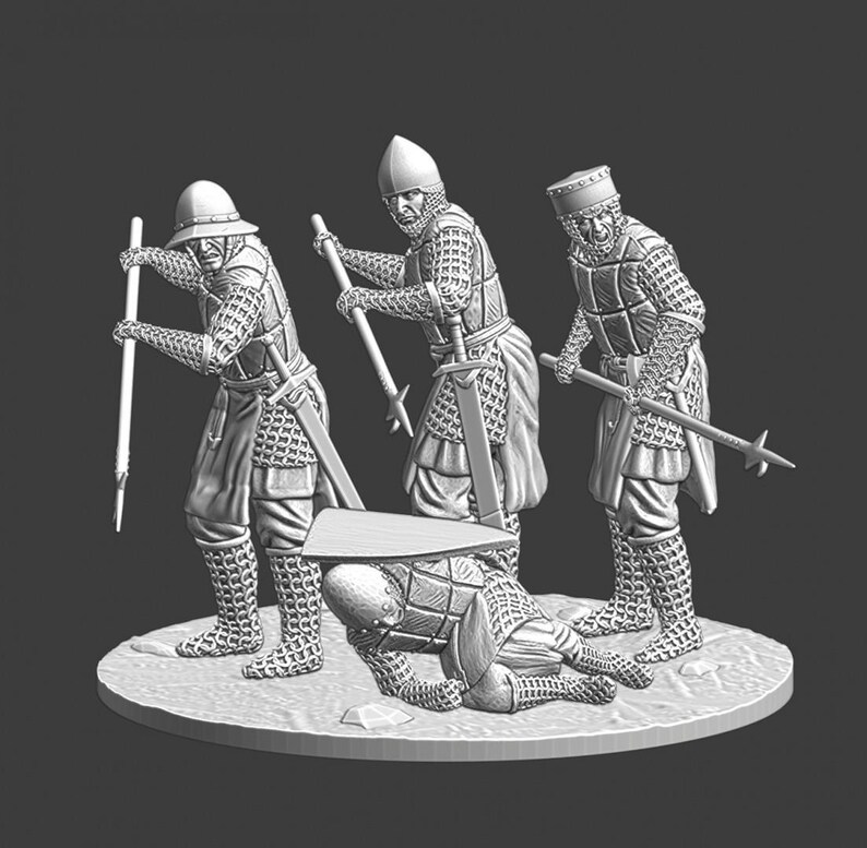 Northern Crusades Miniatures Medieval Billhook Infantry Soldiers ...