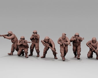 Modern Iranian Army Minifigures, 20mm 28mm 32mm 35mm 40mm 54mm Modern Miniatures Post Apocalyptic Zona Alfa Fallout Wasteland RPG USA MADE