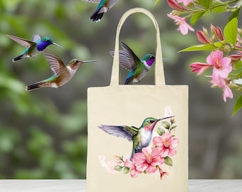 Hummingbird Tote Bag: Nature's Jewel Design
