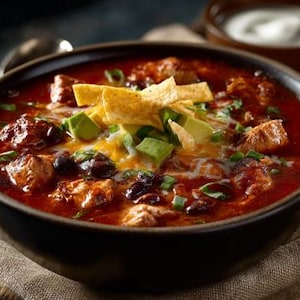 THE BEST RECIPE For Chicken Tortilla Soup pdf – Easy Mexican-Inspired Comfort Food – Spicy, Hearty, & Flavorful – Printable Recipe Download