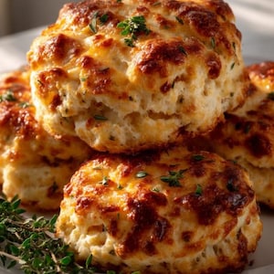 Cheddar Herb Biscuits Recipe PDF Download | Flaky Savory Biscuit Mix Homemade Cooking Guide