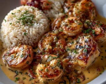 Creamy Garlic Butter Shrimp Recipe: Gourmet Dinner (PDF Download)