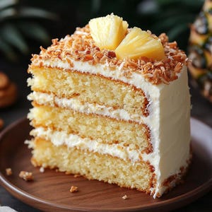 Tropical Pineapple Coconut Cake Recipe PDF – Bake a Hawaiian-Inspired Layer Cake at Home!