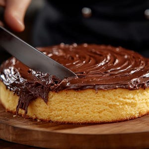 Classic Yellow Cake Recipe PDF with Rich Chocolate Frosting - Easy, Moist & Delicious Bake at Home Dessert Guide