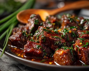 Smoky Braised Beef Bites Recipe – Comfort Food PDF (Digital Download)