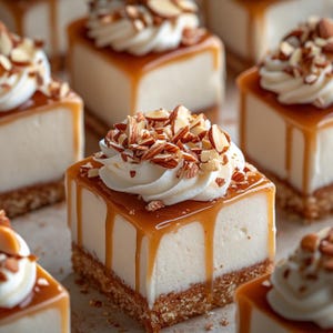Caramel Almond Cheesecake Bites Recipe PDF 2025 – Irresistible Digital Dessert Guide, Easy Homemade Treats, Perfect Gift Idea