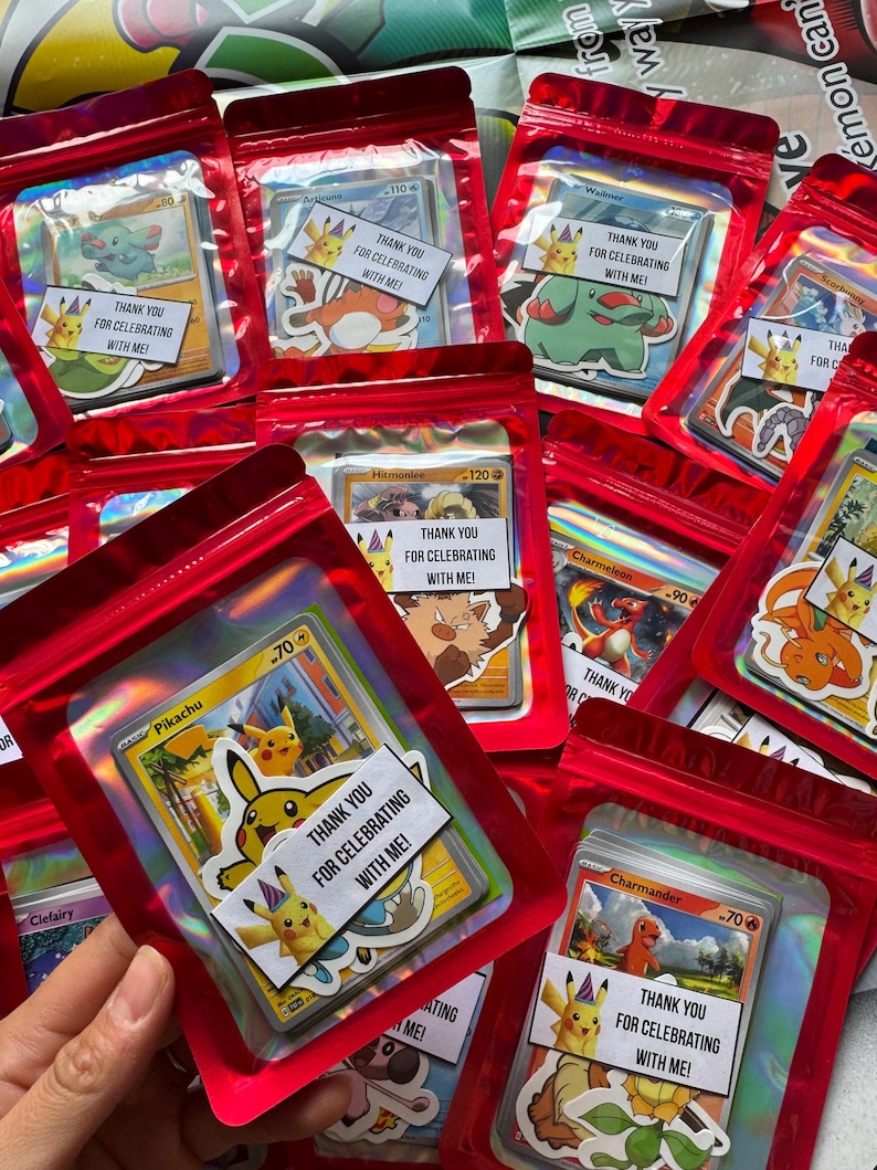 Pokemon Party Favors Pokemon Birthday Goodie Bags Kids Party Favor — free download