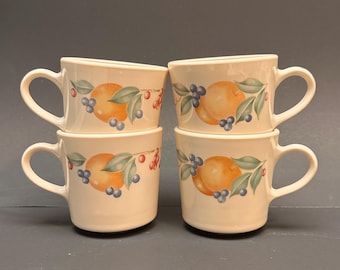 Juego de 4 tazas de café Abundance Corning Corelle Coordinates