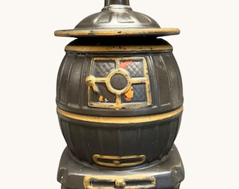 マッコイ陶器製ポットベリーストーブ用クッキージャー