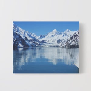 Alaska Gallery Wrapped Canvas Art, Scenic Landscape Wall Decor, Nature Photo Print, Home Decor for Nature Lovers