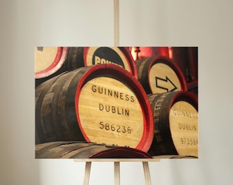 Guinness Dublin Barrel Fotodruck - Irish Pub Dekor (digitaler Download)