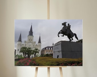 Jackson Square New Orleans Canvas Print | St. Louis Cathedral Art