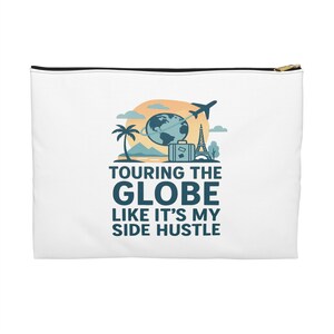 Pochette pour accessoires de voyage - Organiseur de voyage amusant pour les jet-setters, cadeau pour les voyageurs, étui à bagages, jolis accessoires de voyage, [...]