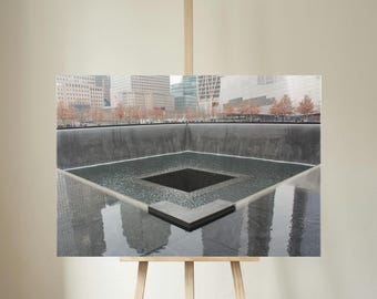 9/11 Memorial Reflecting Pool Print | Ground Zero, NYC (Digital Download)
