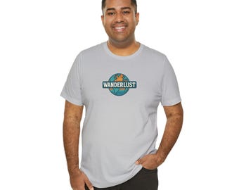 Wanderlust Travel Tshirt, Unisex Tee for Travelers, World Traveler Shirt, Wanderlust Top, Adventure Gift