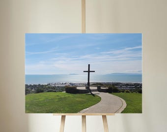 Ventura Cross Pacific Ocean View Canvas – California Coastal Wall Art