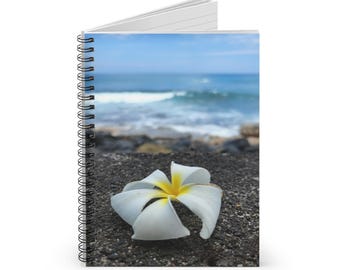 Hawaiianisches Plumeria Notizbuch – Tropisches Blumen Notizbuch