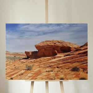 Valley of Fire Nevada Desert Landscape Digital Download | Red Rock Nature Photography Print | Southwest Desert Decor | Printable Wall Art